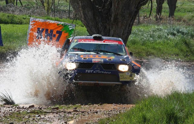 Josep Mª Servià y Fina Roman han logrado el tercer puesto en el Rally Comarca del Jiloca, Tras sobreponerse a algunos problemas en el motor de su proto.